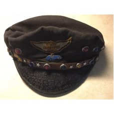 Vintage Harley Davidson Captains Hat  eb-13863595